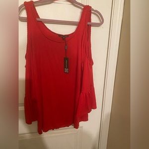 Cable & Gauge cold shoulder top